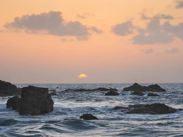 Panoramautsikt Över Playa Benijo — Stockfoto