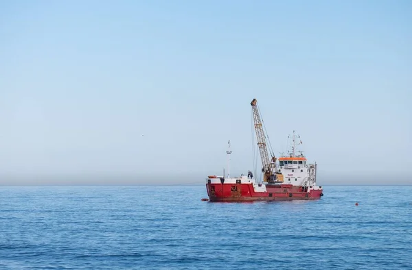 Fartyget Heter Omvac Doce Omvac Twelve Det Hopper Dredger För — Stockfoto