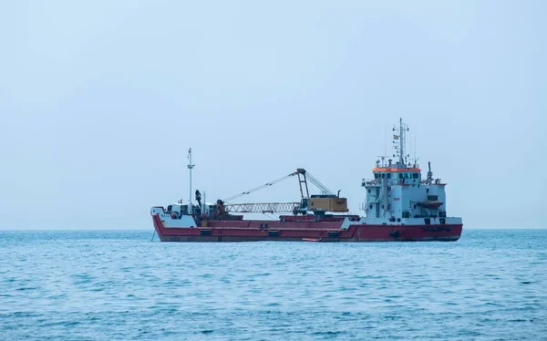 Estepona Malaga Spain June 2022 Hopper Dredger Vessel Mediterranean Sea — Stock Photo, Image