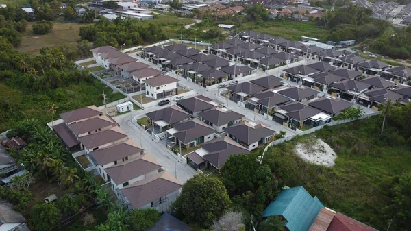 High Angle District Houses — Stock Photo, Image