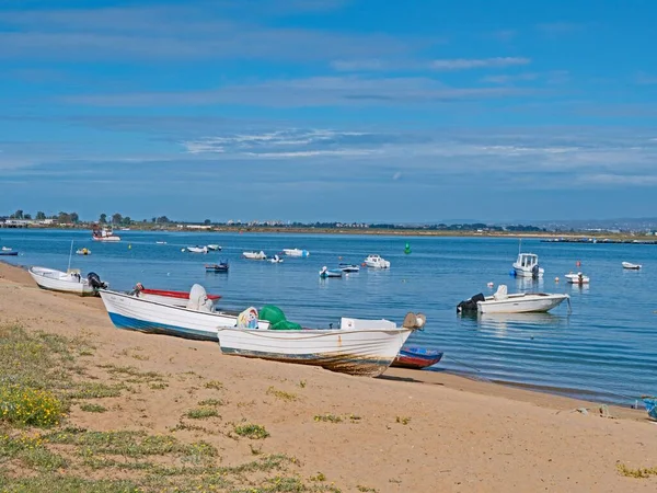 Small Boats Beach Isla Cristina Spain — Stock Photo, Image