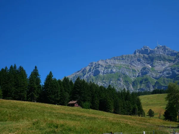 Lindo Viiew Dos Alpes Suíça — Fotografia de Stock