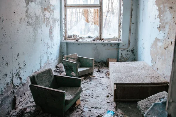 Photos Des Environs Zone Exclusion Tchernobyl Ukraine — Photo