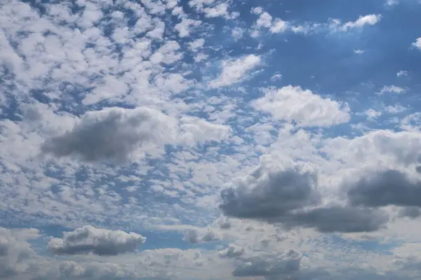 Nuvens Céu Cloudscape Natureza Clima Fundo Tempo Azul Cloudscape Natureza — Fotografia de Stock