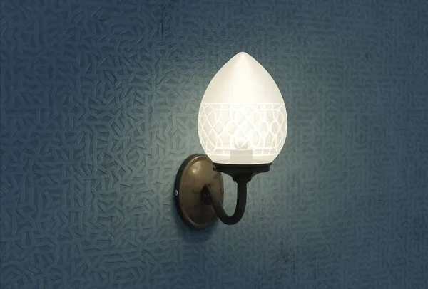 Close View White Wall Light Blue Wall — Stock Photo, Image