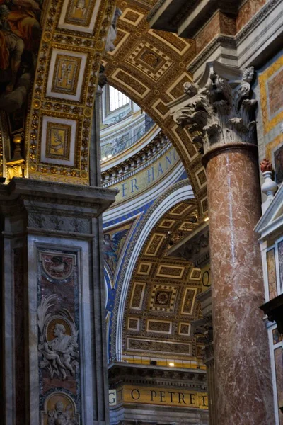 Великолепное Искусство Архитектура Римско Католической Церкви — стоковое фото