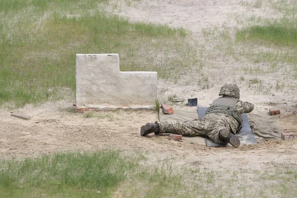 Soldado Del Ejército Ucraniano Ucrania —  Fotos de Stock