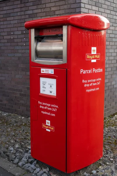 Caixa Encomendas Royal Mail South Street Newcastle Tyne Reino Unido — Fotografia de Stock