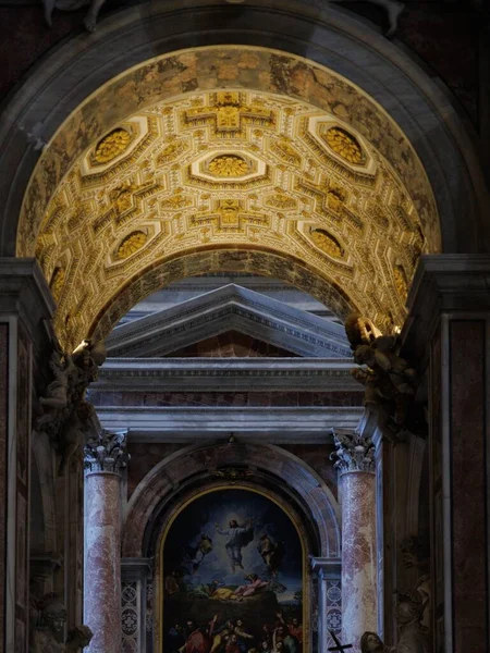 Magnífico Arte Arquitectura Iglesia Católica Romana — Foto de Stock