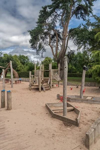 Staffordshire Lakeside Fun Summer Playground Landscape Stoke Trent — Stock Photo, Image