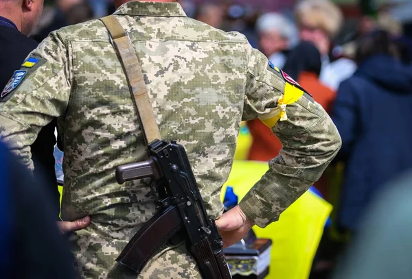 Soldier Ukrainian Army Ukraine — Stock Photo, Image