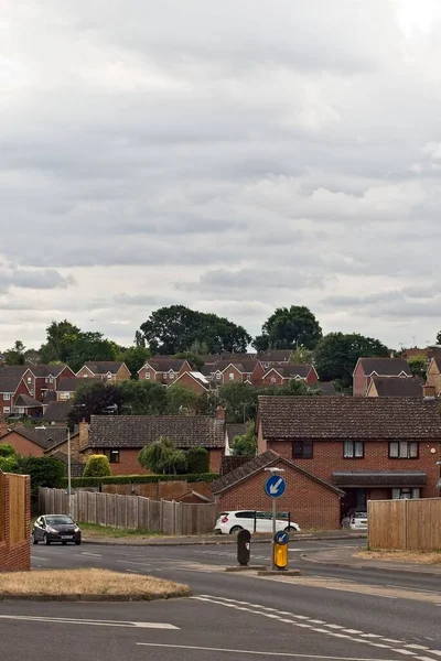 Dark Lane Hill Tilehurst Berkshire Ngiltere Manzarası — Stok fotoğraf