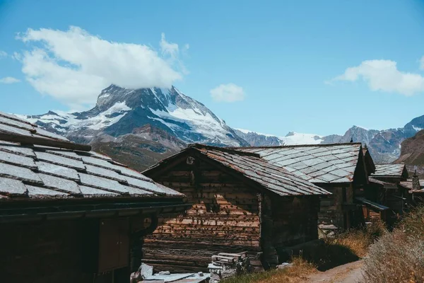 Eine Schöne Aufnahme Von Zermatt Schweiz — Stockfoto