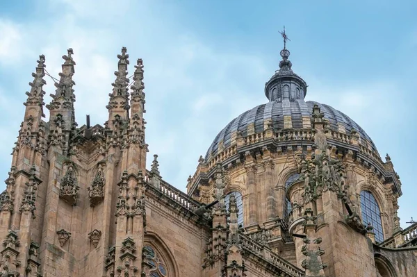 スペイン サラマンカの壮大な16世紀のゴシック様式の大聖堂 — ストック写真