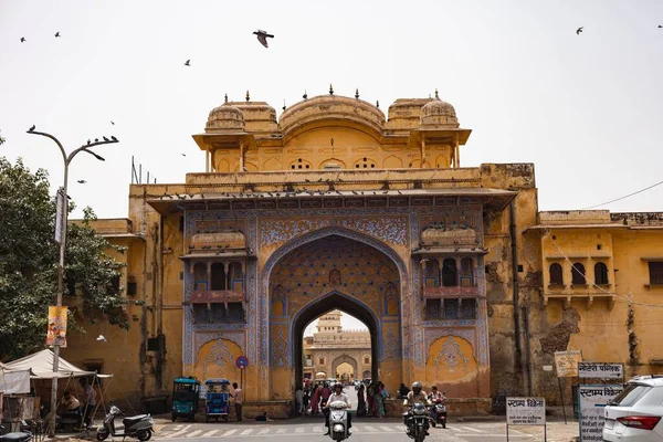 City Palace Jaipur Nome Ben Noto Nel Famoso Palazzo Del — Foto Stock