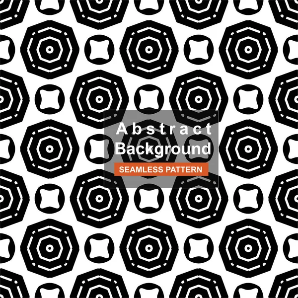 Abstract Illustration Geometric Patterns Text Abstract Background Seamless Pattern — Stock Vector