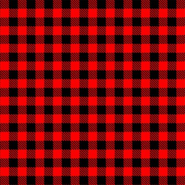 Kırmızı ve siyah arkaplanlı kusursuz bir vektör deseni