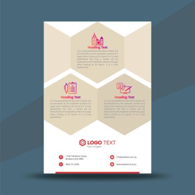 Yeşil arkaplana karşı kurumsal bir iş şablonu vektör tasarımı