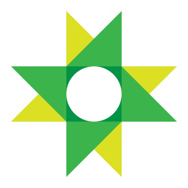 Basit bir Logo tasarım vektör çizimi