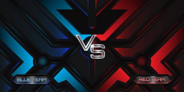 Savaşa karşı mavi ve kırmızı için bir pankart tasarımı