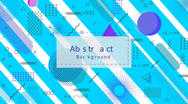 Ein Abstraktes Vektordesign Mit Bunten Geometrischen Formen Für Tapeten — Stockvektor