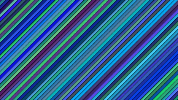 Векторная Иллюстрация Фона Зелеными Фиолетовыми Синими Диагональными Линиями — стоковый вектор