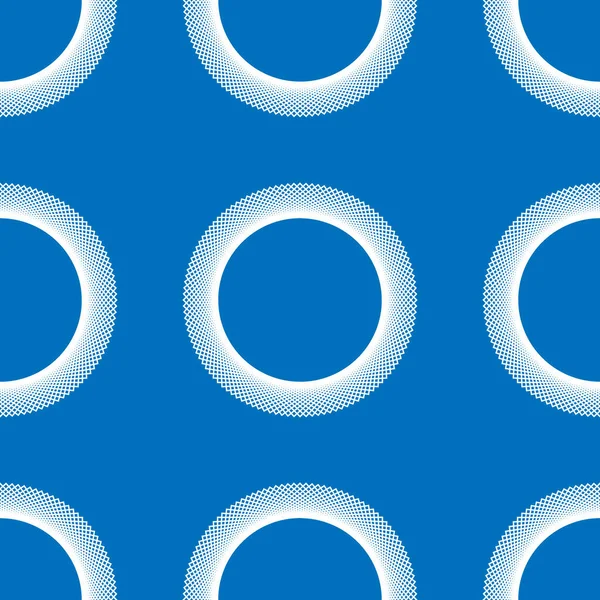 Abstrakte Nahtlose Muster Futuristischen Hintergrund Mit Weißen Kreisförmigen Linien Auf — Stockvektor