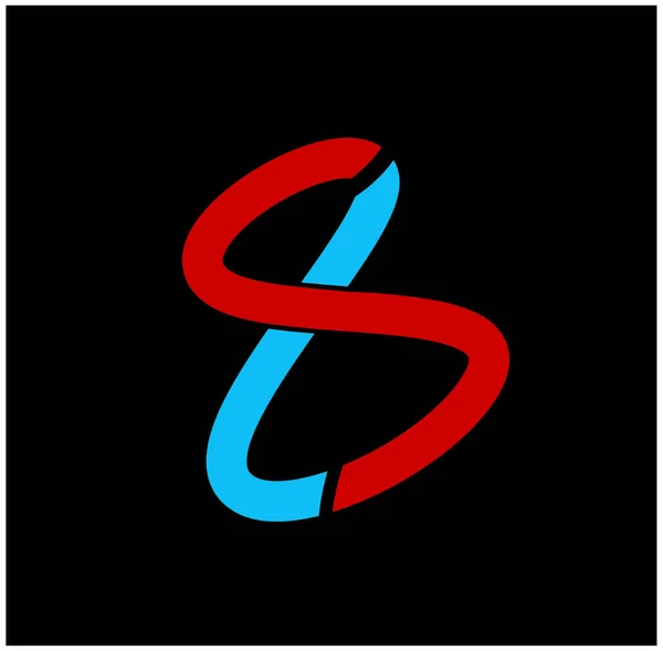 Логотип Компании Бренда Букв Символ Бесконечности — стоковый вектор