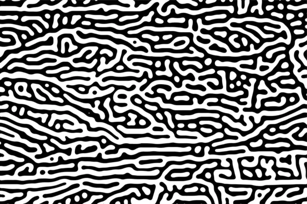 Design Vectoriel Motifs Noirs Blancs Art Numérique Géométrique Abstrait — Image vectorielle