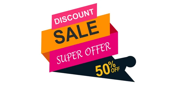 Super Sale Special Discount Offre Vector Design Black Friday Coupons — Image vectorielle