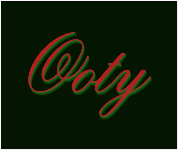 Azienda Logo Marca Abbreviazione Ooty — Vettoriale Stock