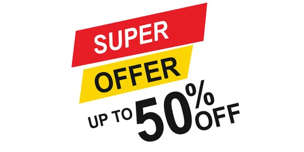Super Sale Special Discount Angebot Vektordesign Black Friday Rabattcoupons Rabattcoupons — Stockvektor