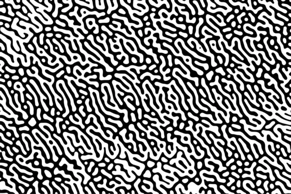 黒と白のパターンの幾何学抽象デジタルアートのベクトルデザイン — ストックベクタ