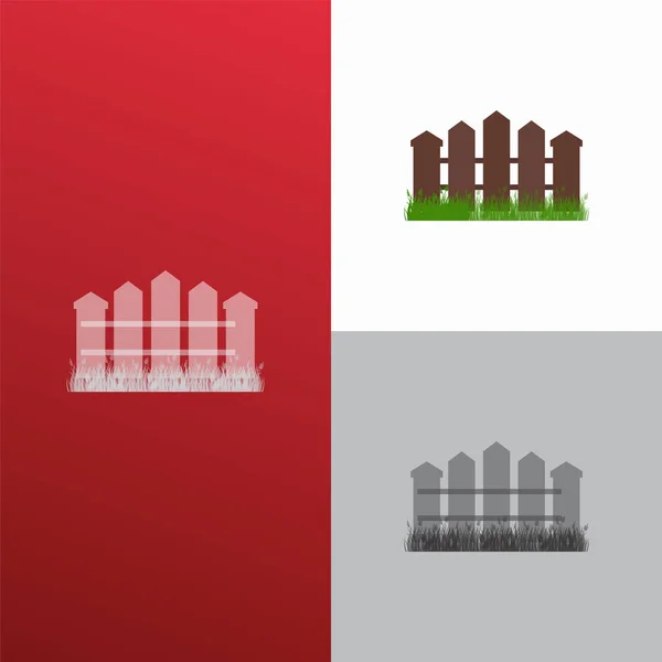 Três Diferentes Ideias Design Logotipo Colorido — Vetor de Stock