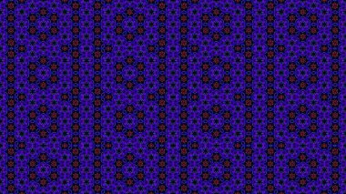 Tekstil ve tasarım için kusursuz bir kaleydoskopik desen