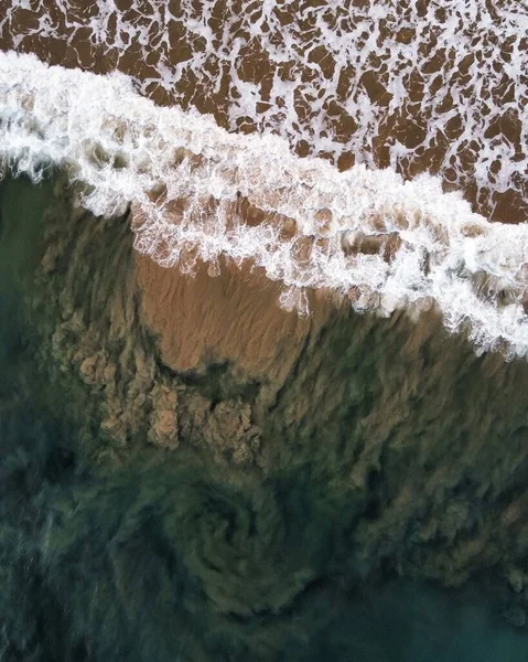 Eine Vertikale Aufnahme Eines Wunderschönen Meeres Hawaii Usa Einem Sonnigen — Stockfoto