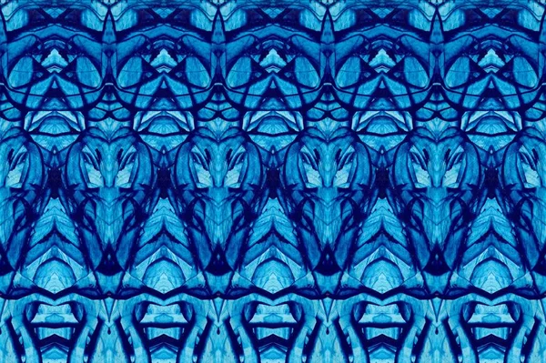 Rendering Blue Kaleidoscopic Abstract Background Wallpapers — Stock Photo, Image