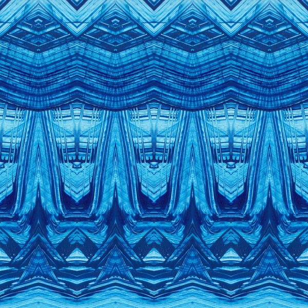 Rendu Fond Abstrait Kaléidoscopique Bleu Pour Fonds Écran — Photo