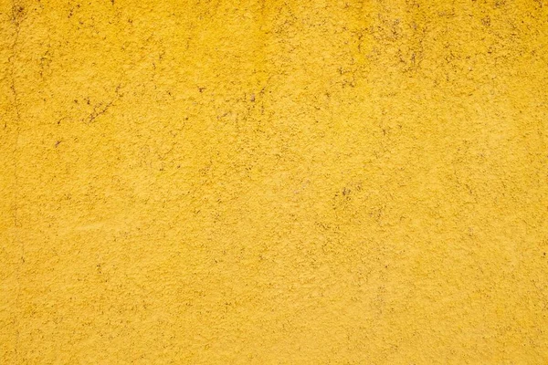黄色塗装セメント壁 古い汚れやヴィンテージスタイルのパターンと抽象的な背景テクスチャ — ストック写真