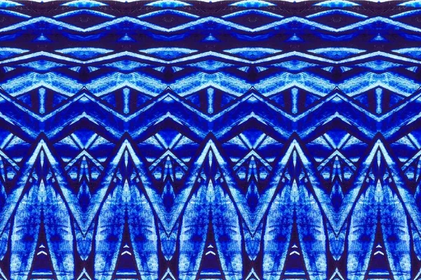 Uma Renderização Fundo Abstrato Caleidoscópico Azul Para Papéis Parede — Fotografia de Stock