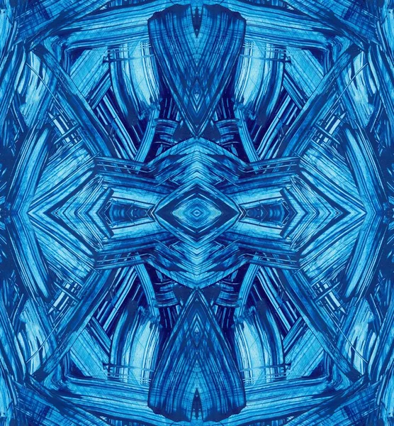 Una Representación Fondo Abstracto Caleidoscópico Azul Para Fondos Pantalla — Foto de Stock