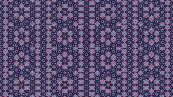 Ein Schönes Nahtloses Kaleidoskopmuster Für Textilien Und Design — Stockfoto
