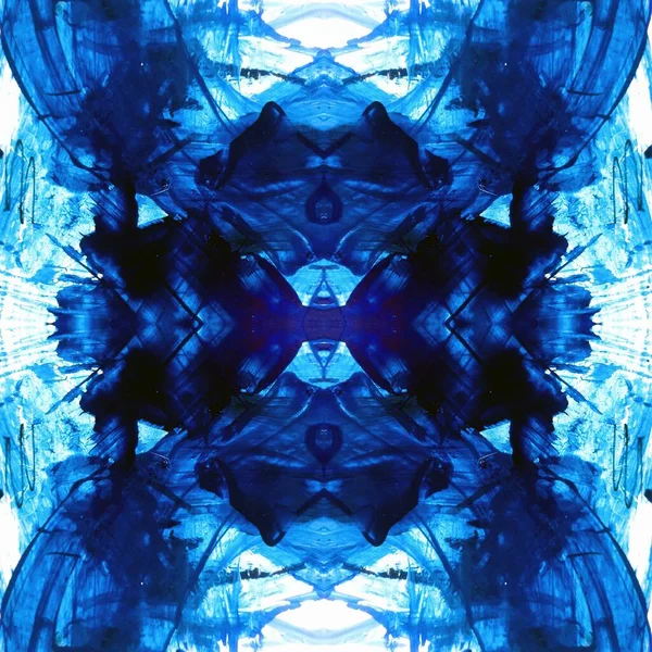 Una Representación Fondo Abstracto Caleidoscópico Azul Para Fondos Pantalla — Foto de Stock