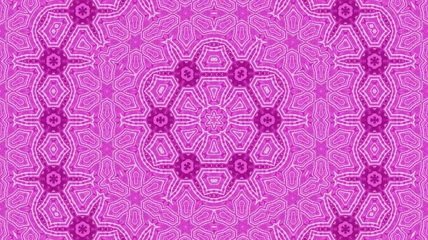 Beautiful Seamless Kaleidoscopic Pattern Textile Design — Stock Photo, Image