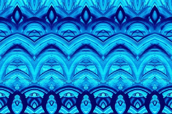 Una Representación Fondo Abstracto Caleidoscópico Azul Para Fondos Pantalla —  Fotos de Stock