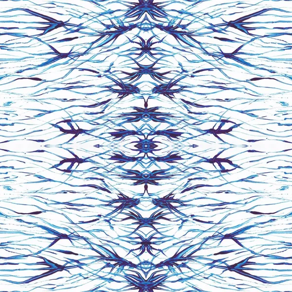 Obra Arte Creativa Con Rayas Azules Abstractas Sobre Fondo Blanco — Foto de Stock