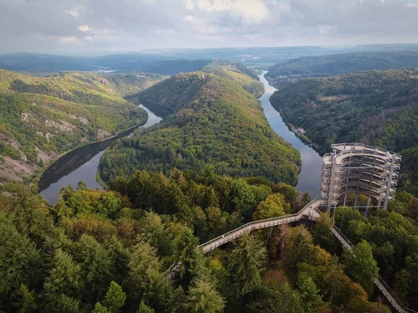 Prachtige Natuur Van Saarland Zuidwest Duitsland Grenst Aan Frankrijk Luxemburg — Stockfoto