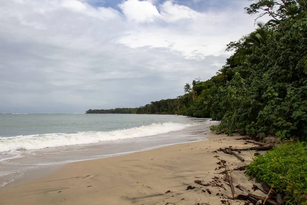 Uma Bela Vista Mar Dia Nublado Costa Rica América Central — Fotografia de Stock