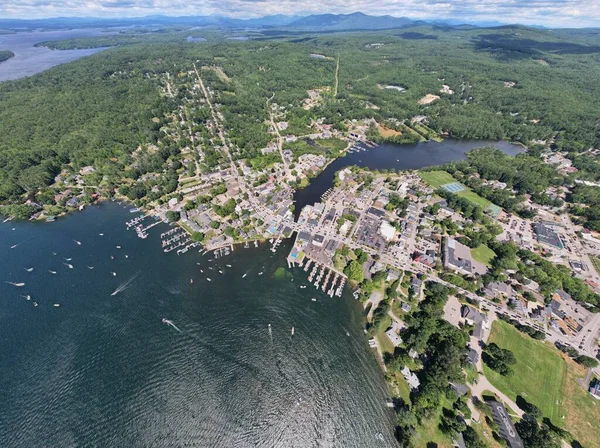 High Angle City Shore — Stock Photo, Image