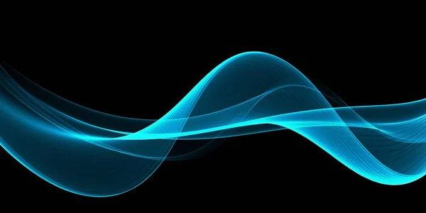 Beautiful Neon Glowing Wave Magic Energy Light Motion Background — Stock Photo, Image